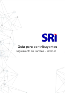 Seguimiento de Trámites SRI: Guía para Contribuyentes