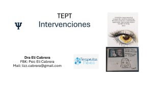 Intervenciones TEPT y TEPT Complejo: Resumen de Terapias