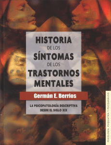 Berrios - Psicopatología-Historia de los sintomas de los trastornos mentales