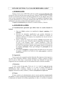 Guía de Lectura La Casa de Bernarda Alba | Análisis y Temas