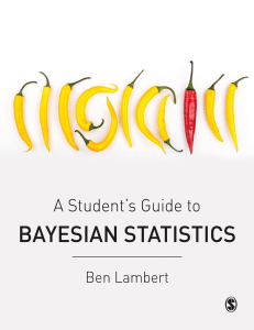 Bayesian Statistics: A Student's Guide