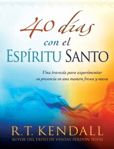 40 días con el Espíritu Santo: Guía espiritual