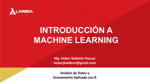 Introducción a Machine Learning