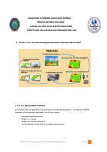 Agricultura de Precisión y Teledetección