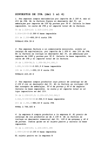 Ejercicios de Cálculo de IVA con Descuentos y Portes