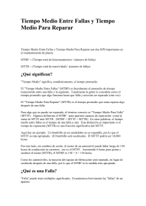 MTBF y MTTR: Mantenimiento de Planta