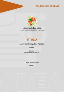 Portada TFG Universidad de Jaén