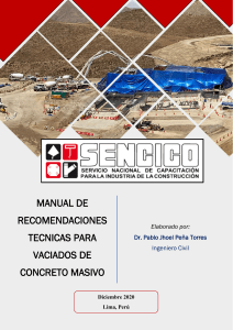 Manual Técnico Vaciados Concreto Masivo