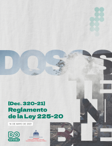 Reglamento Ley 225-20 Gesti&oacute;n de Residuos S&oacute;lidos