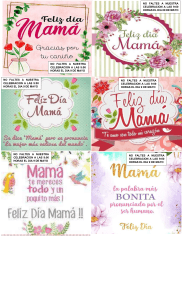 Invitación Feliz Día de la Madre