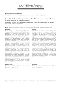 Prostitución en Río Gallegos: Transición del Reglamentarismo al Abolicionismo