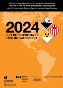 Guía de Respuesta en Caso de Emergencia 2024