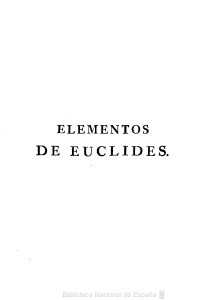 Elementos de Euclides: Geometría Clásica