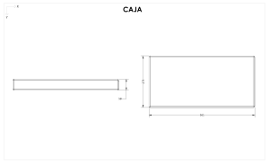 Box Technical Drawing: Dimensions & Specifications