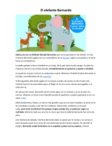 El elefante Bernardo: Cuento sobre la bondad