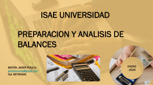 Preparación y Análisis de Balances: Presentación ISAE