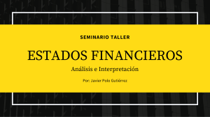 Estados Financieros: Análisis e Interpretación