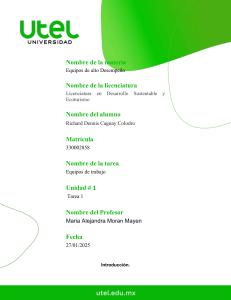 Equipos de Alto Desempe&ntilde;o: Tarea Acad&eacute;mica