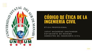 Código de Ética de la Ingeniería Civil