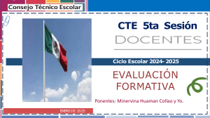 Evaluación Formativa CTE 2024-2025