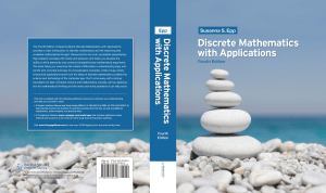 Discrete Mathematics with Applications Textbook