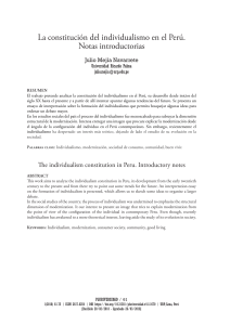 Individualismo en Perú: Análisis y Evolución