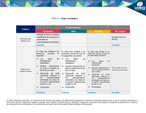 Rúbrica Reto 6 Litigio Estratégico