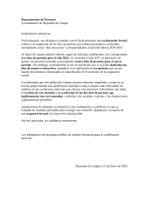 Reclamación Días Moscosos Ayuntamiento Mejorada del Campo