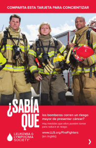 Bomberos y Cáncer: Riesgos y Prevención (LLS)