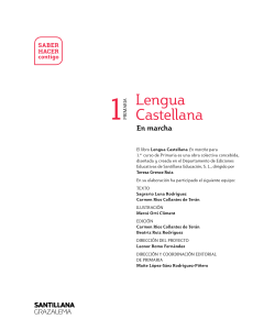 Lengua Castellana 1 Primaria: Libro de Texto