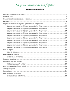 La Gran Carrera de los Frijoles: Proyecto Científico para Primaria