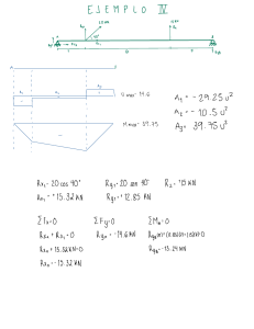 Beam Statics Calculation Example