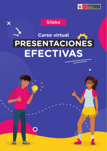 Sílabo: Presentaciones Efectivas - Curso Virtual