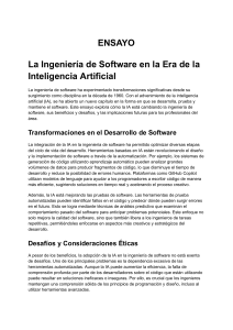 Ingeniería de Software e IA: Transformación y Futuro