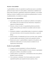 Gobernabilidad: Concepto, Elementos y Desafíos