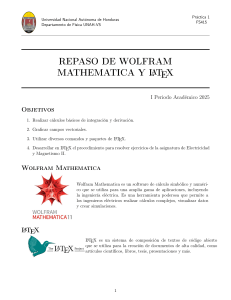 Práctica Wolfram Mathematica y LaTeX - Electricidad y Magnetismo