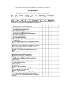 Test de Emprendedor: Evalúa tu Potencial Empresarial