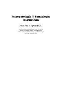 Psicopatología y Semiología Psiquiátrica: Libro de Texto