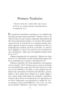 Primera Tradición A.A.: Unidad y Recuperación Personal