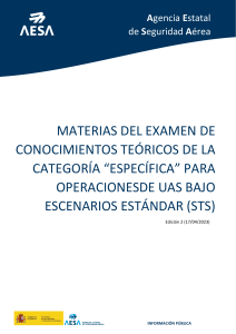 Examen Teórico UAS Específica (STS)