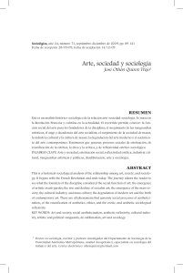 Arte, Sociedad y Sociología: Análisis Histórico-Sociológico