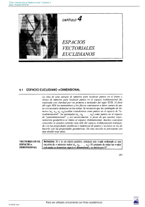 Linear Algebra: Euclidean Spaces - Chapter 4 Introduction