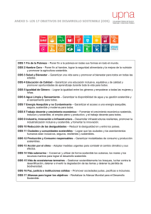 Los 17 Objetivos de Desarrollo Sostenible (ODS)