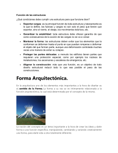 Función y Forma en Arquitectura: Estructuras y Diseño