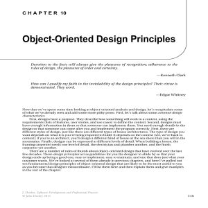 Object-Oriented Design Principles: A Guide