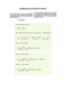 Mirror Problems: Image Velocity & Formation