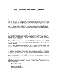 Relación Documento y Archivo: Importancia en Empresas