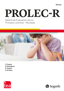 PROLEC-R: Evaluaci&oacute;n de Procesos Lectores en Ni&ntilde;os