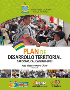 Plan de Desarrollo Caldono, Cauca 2020-2023