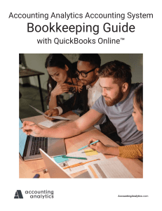 QuickBooks Online Bookkeeping Guide